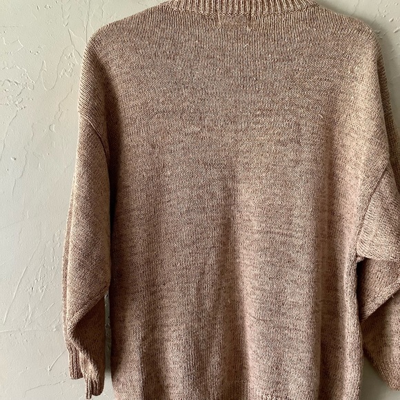 Vintage 90s Bonnie Billy by holly textured mixed media house embroidered sweater - Picture 9 of 10